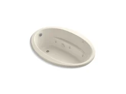 60" x 42" drop-in whirlpool bath