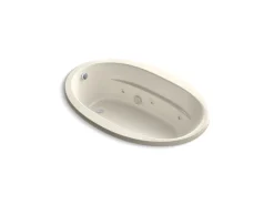 66" x 42" drop-in whirlpool bath