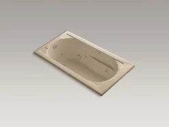 60" x 32" drop-in whirlpool bath