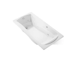 72" x 36" drop-in whirlpool bath with Bask® heated surface