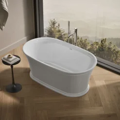 60" x 34" freestanding bath