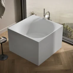 46" x 46" freestanding bath