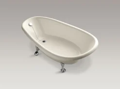 72" x 37-1/2" freestanding bath