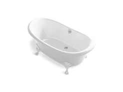 66-1/8" x 32-1/2" freestanding bath