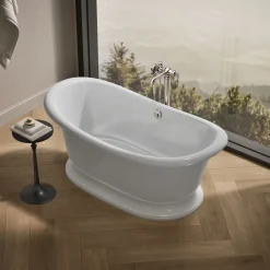 66-1/8" x 32-1/2" freestanding bath
