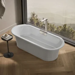 70-7/8" x 30-3/8" freestanding bath with base