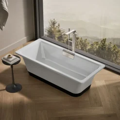 63" x 28-3/8" freestanding bath with base