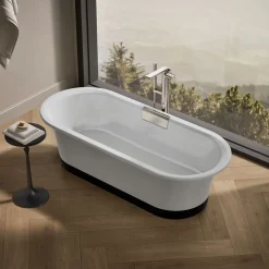 70-7/8" x 30-3/8" freestanding bath with base