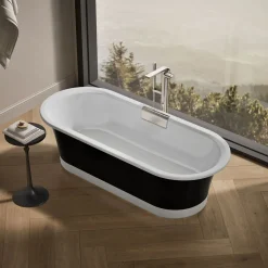 70-7/8" x 30-3/8" freestanding bath with base