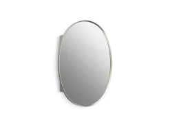 24" x 34" oval framed medicine cabinet