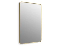 30" x 45" rectangular framed mirror